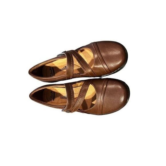 Clarks brown Comfort shoes Size 6.5 - Picture 3 of 9